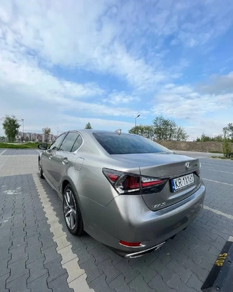 Lexus GS cena 102000 przebieg: 120000, rok produkcji 2015 z Kraków małe 121